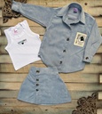 Conjunto para niñas, Conj Abby 3 piezas